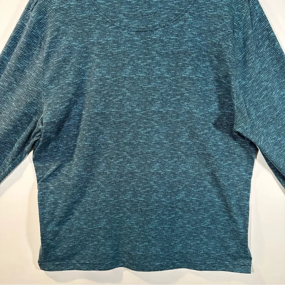Hollister Textured Crewneck Blue Sweater-Large